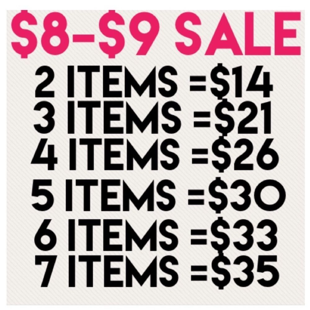 Reduction of inventory sale. Buy more save more.